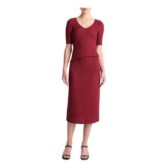 Vince Gonna - Dames - Midirokken - Rood - S - Rokken