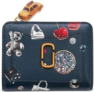 Marc Jacobs The Mini Compact Wallet Leather Wallet