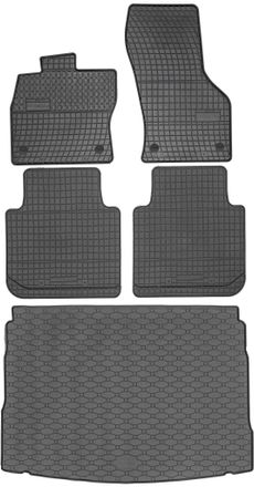 OEM Juego De Alfombrillas De Goma Para Coche Y Alfombrilla Para Maletero Para Vw Tiguan Ii Suv (2016-2024)