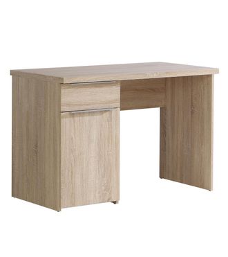 Home Heavenly Escritorio roble con cajonera 110x77x60 cm