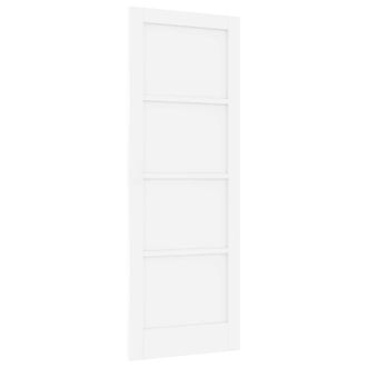 vidaXL Puerta Interior 78 X 211 Cm Madera Contrachapada Blanco Vidaxl