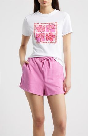 Rip Curl Surf Side Fitted T-Shirt in Optical White at Nordstrom, Size X-Large