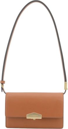 Pourchet Anjou Petit Schoudertas - Dames - Schoudertassen - Bruin - ONE Size - Leer - Tassen