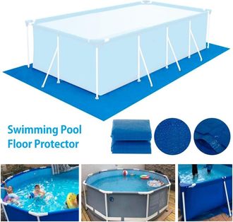 OEM Tappetino Per Piscina, Tappetino Per Piscina Fuori Terra, Tappetino Per Piscina In Pvc Rettangolare/rotondo/quadrato Facile Da Pulire (396x396 Cm)