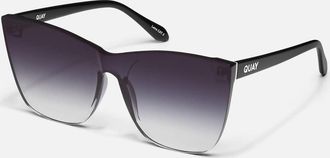 Quay Womens Come Thru Sunglasses In Black/fade
