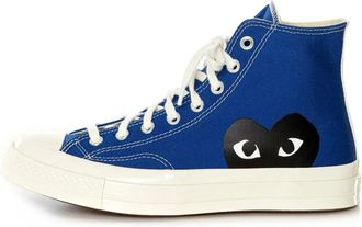 Comme Des Gar&ccedil;ons High-Top Canvas Sneakers - Heren - Sneakers - Blauw - 43 EU - Schoenen