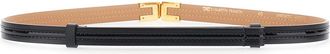 Elisabetta Franchi Womens Belt Black Eco Leather