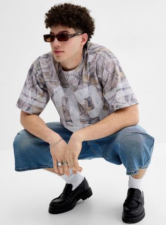 Djab Mens Mesh graphic T-shirt