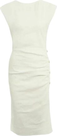 Pinko Longuette Dress - female - PINKO - Midi Dresses - White - XL - Dresses