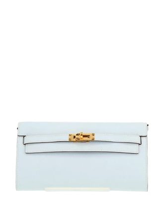 Hermès 2020 Kelly To Go epsom-leather clutch bag - Blauw