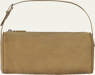 The Row 90s Top-Handle Bag in Nubuck Leather