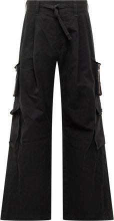 Dolce & Gabbana Black Loose Cargos Pants