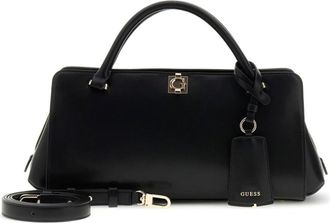 Guess Audrey Sml Girlfriend Satchel - Dames - Handtassen - Zwart - ONE Size - Tassen