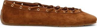 Steve Madden Pointe Flat Shoe CHESTNUT SUEDE