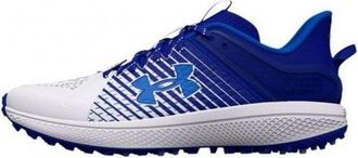 Under Armour Yard Turf Baseball Shoes Royal Blue White 3025593-401