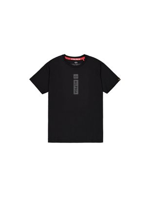 Alpha Industries T-Shirt ALPHA INDUSTRIES Alpha Puff Print T-Shirt, Herren, Gr. XXL, schwarz, Obermaterial: 100% Baumwolle, Shirts T-Shirt