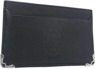 Cartier Pre-owned Wallets, unisex, Black, Size: ONE SIZE Pre-owned Card case