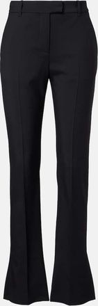 Alexander McQueen Pantaloni da abito in gabardine di lana