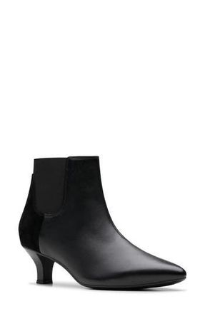 Clarks Kepley Erin Bootie in Black Leather at Nordstrom Rack, Size 10