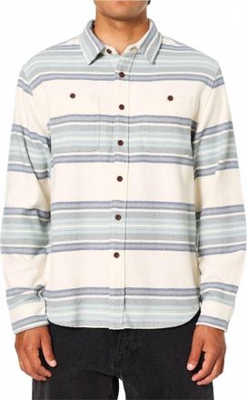 KATIN Sierra Flannel Shirt In Vapor Grey