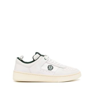 Bally Sneakers, male, White, Size: 7 US Embroidered Panelled Sneakers