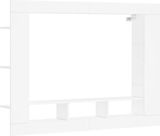 vidaXL Vidaxl - tv Cabinet White 152x22x113 cm Engineered Wood