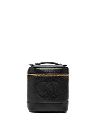 Chanel 1991-1994 CC Caviar vanity bag - unisex - Caviar Leather - One Size - Black