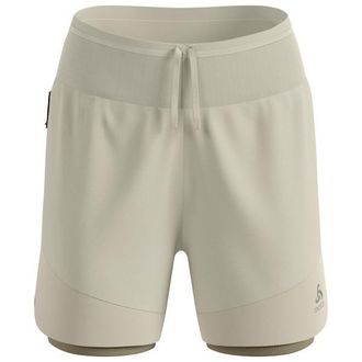 Odlo X-Alp Trail 5 Inch 2-in-1 Short Laufshorts f&uuml;r Damen | grau