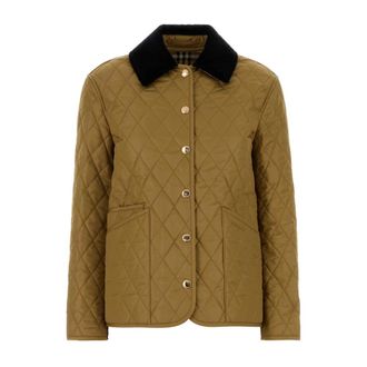 Burberry Light Jackets, female, Brown, Size: XS Dranefeld Jacket