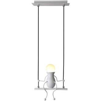 OEM L&aacute;mpara Colgante Creativa, L&aacute;mpara De Techo Retro Vintage, Ara&ntilde;a De Interior Para Habitaci&oacute;n Infantil, Dormitorio, Guarder&iacute;a, Cafeter&iacute;a, Color Blanco