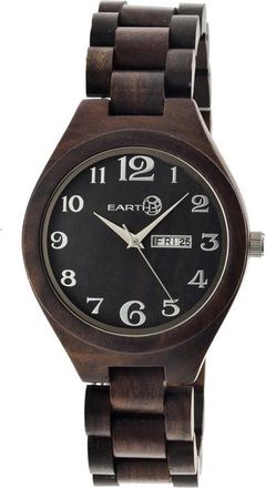 Earth Eco-Friendly Dark Brown Wood Sapwood Watch EW1602