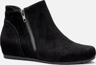 Hotter Womens Avebury Wide Fit Ankle Boots - Black - Size: 5
