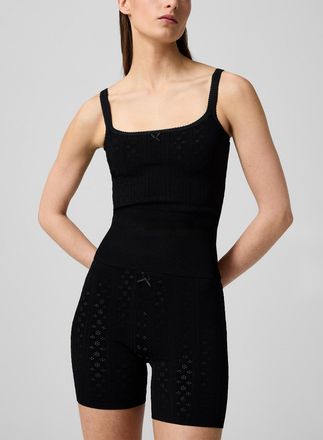 J.W.Anderson Womens Pointelle knit fitted Cami Top