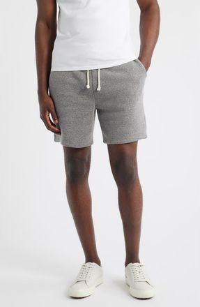 Threads 4 Thought Garrett Drawstring Fleece Shorts in Light Heather Grey at Nordstrom, Size Xx-Large