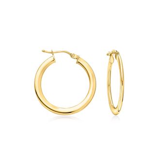 Ross-Simons Italian 14kt Yellow Gold Hoop Earrings