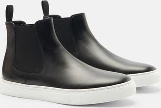 Scarosso Tommaso Sneakers in Black - Calf at Nordstrom, Size 43.5
