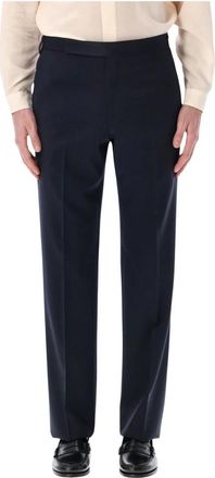 Lardini Stretch Crepe Broeken - Heren - Nette broeken - Blauw - 2XL - Broeken