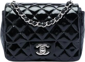 Chanel Pre-owned Flap Bag - Dames - Vintage Schoudertas - Zwart - ONE Size - Leer - Vintage
