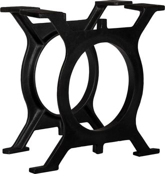 vidaXL Patas De Mesa De Comedor En O Hierro Fundido 2 Unidades Vidaxl