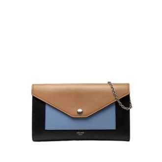 Celine Pre-owned Vintage Crossbody Bag - Dames - Pre-owned - Veelkleurig - Maat: ONE Size Leer