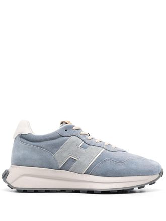 Hogan H641 chunky suede sneakers - Blue