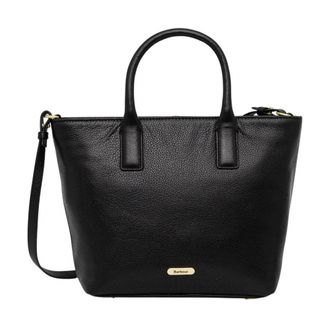 Barbour Birch Leren Tote - Dames - Handtassen - Zwart - ONE Size - Katoen - Tassen