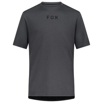 Fox Ranger S/S Jersey Wordmark Velotrikot f&uuml;r Herren | grau
