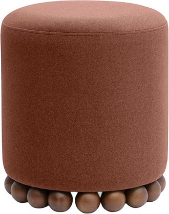TOV Furniture Tov Furniture Dex Performance Vegan Mohair Ottoman