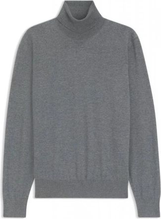HUGO BOSS Gebreide kleding > Coltruien - Heren - Coltruien - Grijs - 2XL - Truien & Vesten