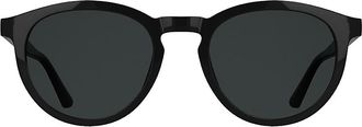 Calvin Klein Mens Round Sunglasses - Black