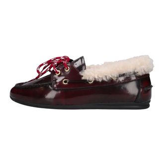 Toral Shoes Schoenen, Dames, Rood, 40 EU, Leer, Nahua Loafer