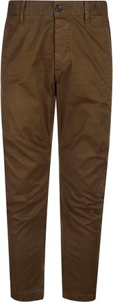 Dsquared2 Chino Broek - Heren - Chinos - Groen - L - Katoen - Broeken