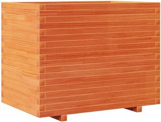 vidaXL Vidaxl - Garden Planter Wax Brown 90x60x72 cm Solid Wood Pine