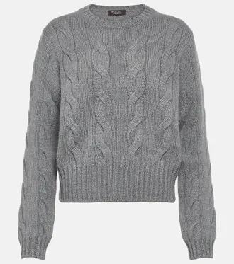 Loro Piana Cable-knit cashmere sweater